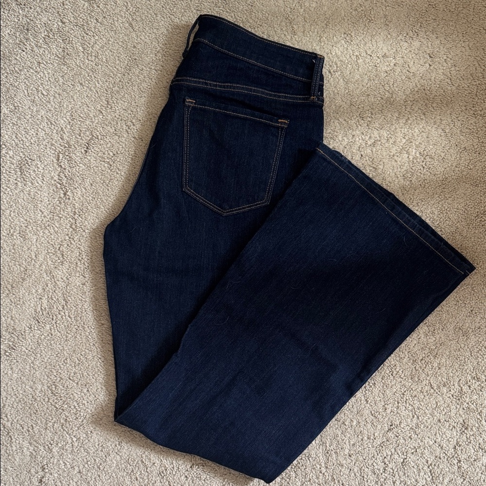 Old Navy Women's Dark Blue Flare Jeans
